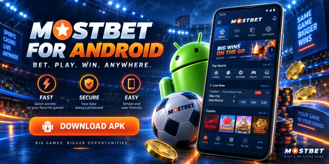 Мостбет Android: скачать APK и установить